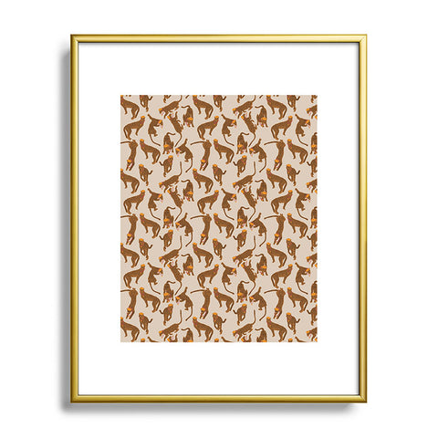 Iveta Abolina Cheetah Fashionista Metal Framed Art Print