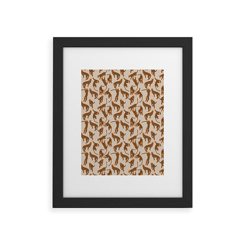 Iveta Abolina Cheetah Fashionista Framed Art Print
