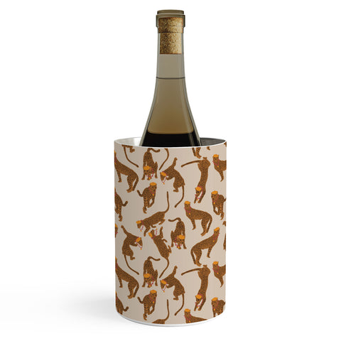 Iveta Abolina Cheetah Fashionista Wine Chiller