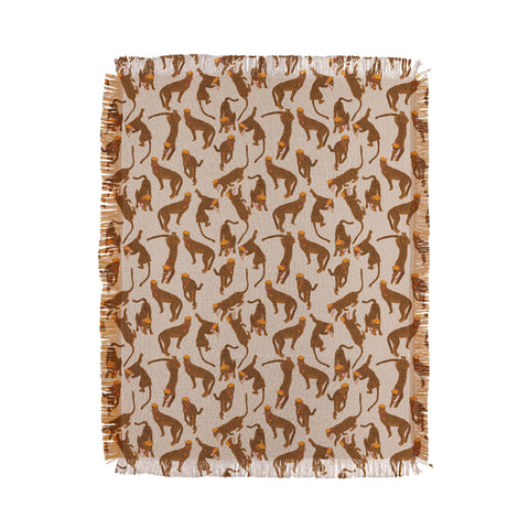 Iveta Abolina Cheetah Fashionista Throw Blanket