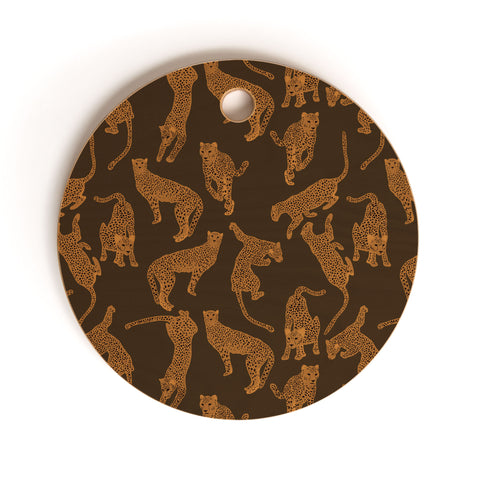 Iveta Abolina Cheetah Gisselle Cutting Board Round