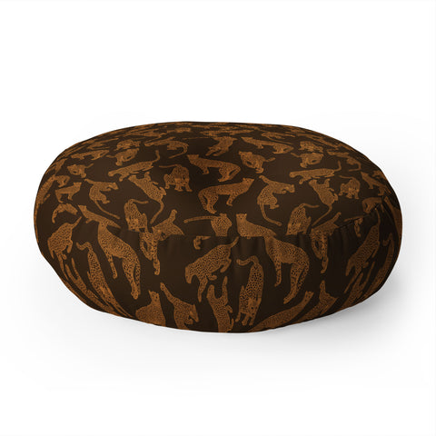 Iveta Abolina Cheetah Gisselle Floor Pillow Round