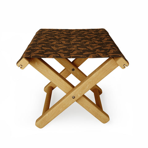 Iveta Abolina Cheetah Gisselle Folding Stool