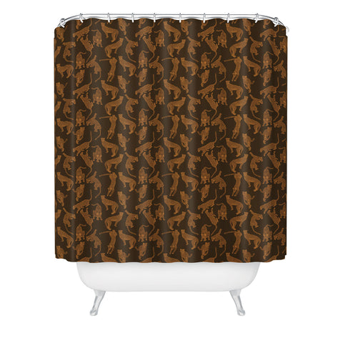 Iveta Abolina Cheetah Gisselle Shower Curtain