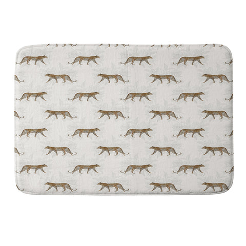 Iveta Abolina Cheetah Park Memory Foam Bath Mat