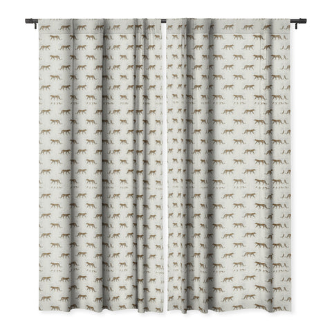Iveta Abolina Cheetah Park Blackout Window Curtain