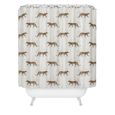 Iveta Abolina Cheetah Park Shower Curtain
