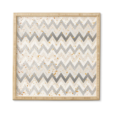 Iveta Abolina Chevron Confetti Framed Wall Art