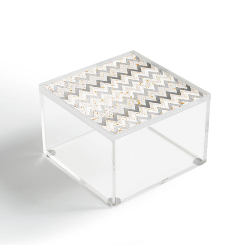 Iveta Abolina Chevron Confetti Acrylic Box