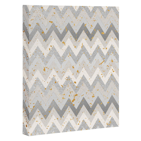 Iveta Abolina Chevron Confetti Art Canvas
