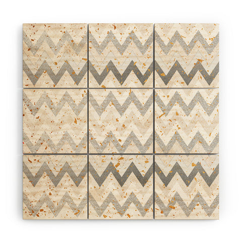 Iveta Abolina Chevron Confetti Wood Wall Mural