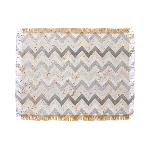 Iveta Abolina Chevron Confetti Throw Blanket