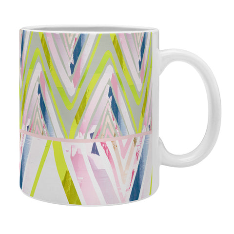 Iveta Abolina Chevron Glitch Coffee Mug