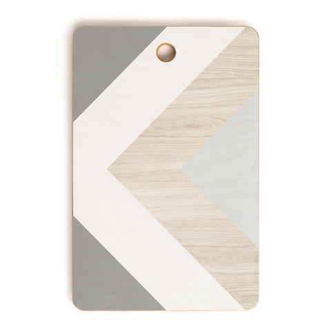 Iveta Abolina Chevron Peak Cutting Board Rectangle