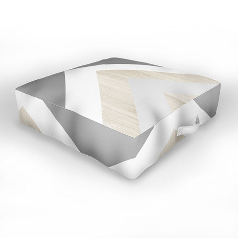 Iveta Abolina Chevron Peak Outdoor Floor Cushion