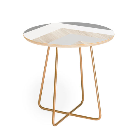 Iveta Abolina Chevron Peak Round Side Table