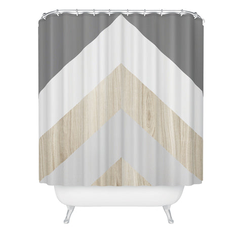Iveta Abolina Chevron Peak Shower Curtain