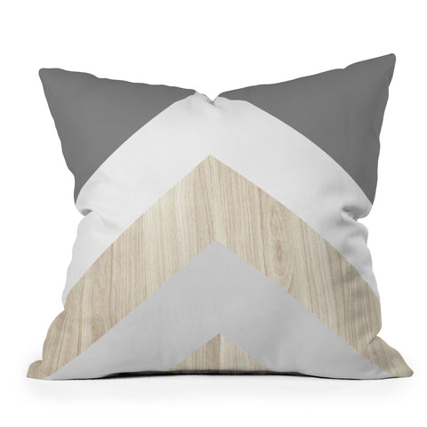 Iveta Abolina Chevron Peak Throw Pillow