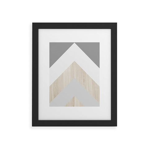 Iveta Abolina Chevron Peak Framed Art Print