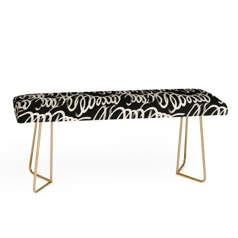 Iveta Abolina Chunky Squiggle Coal Black Bench