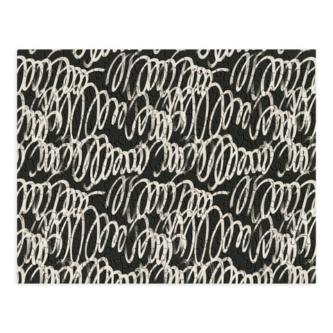 Iveta Abolina Chunky Squiggle Coal Black Puzzle