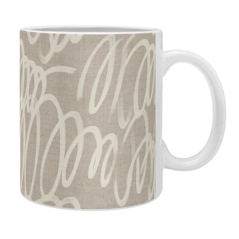 Iveta Abolina Chunky Squiggle Dove Grey Coffee Mug