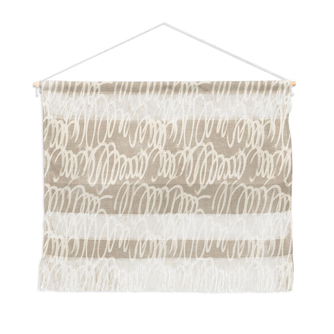 Iveta Abolina Chunky Squiggle Dove Grey Wall Hanging Landscape