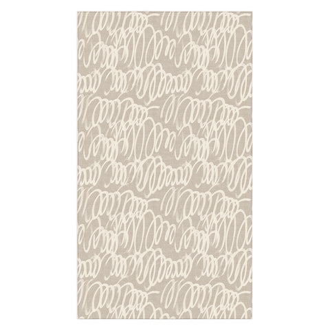 Iveta Abolina Chunky Squiggle Dove Grey Tablecloth