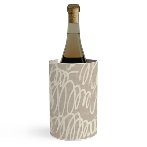 Iveta Abolina Chunky Squiggle Dove Grey Wine Chiller