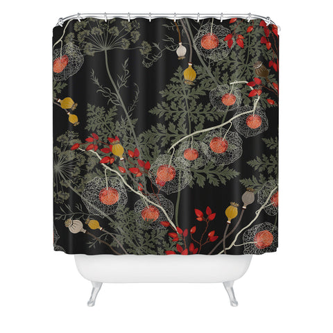 Iveta Abolina Citlali Night Shower Curtain