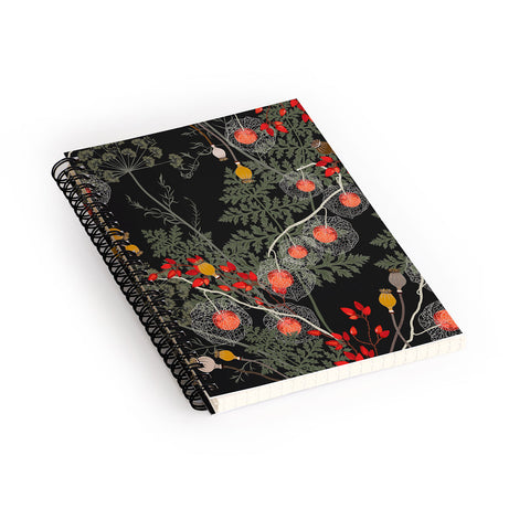Iveta Abolina Citlali Night Spiral Notebook