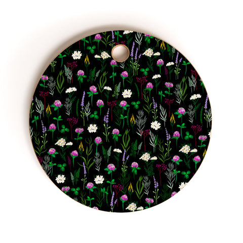 Iveta Abolina Clover Fields Cutting Board Round