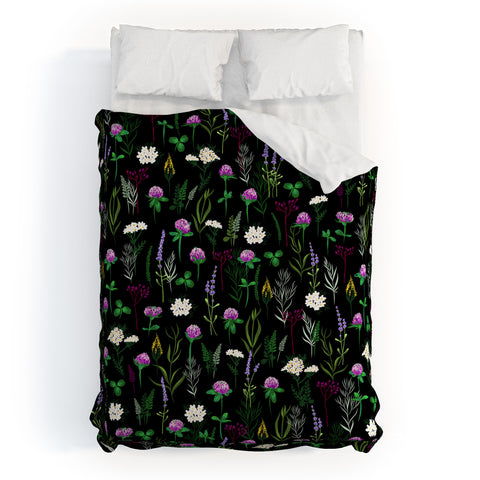 Iveta Abolina Clover Fields Duvet Cover
