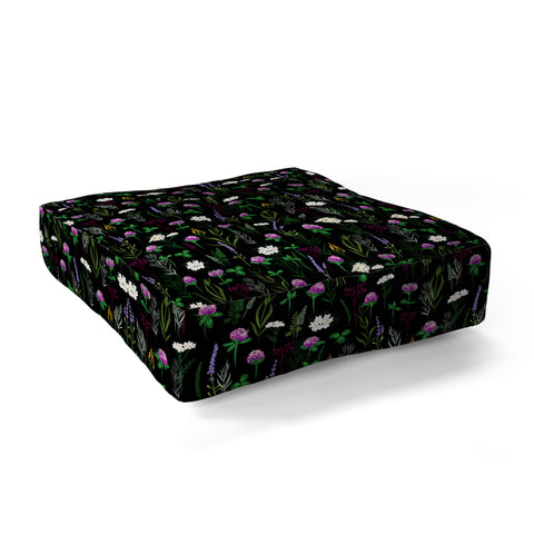 Iveta Abolina Clover Fields Floor Pillow Square