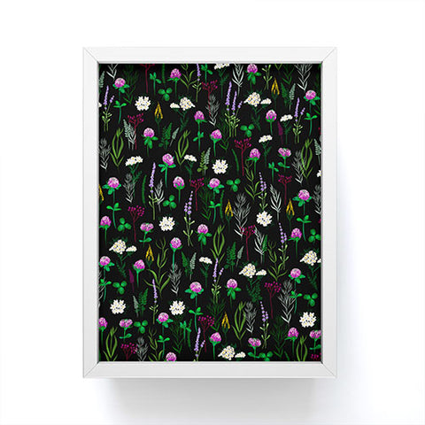 Iveta Abolina Clover Fields Framed Mini Art Print
