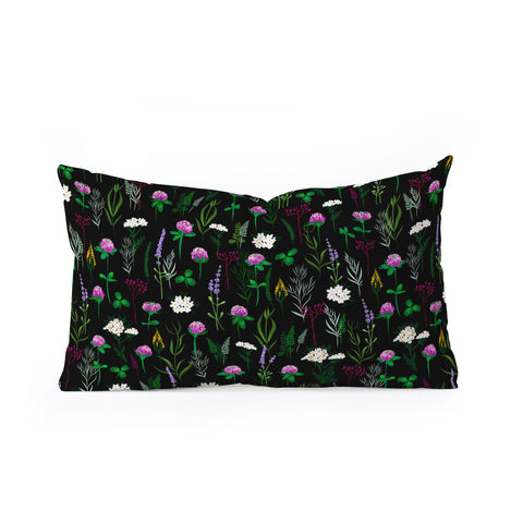 Iveta Abolina Clover Fields Oblong Throw Pillow