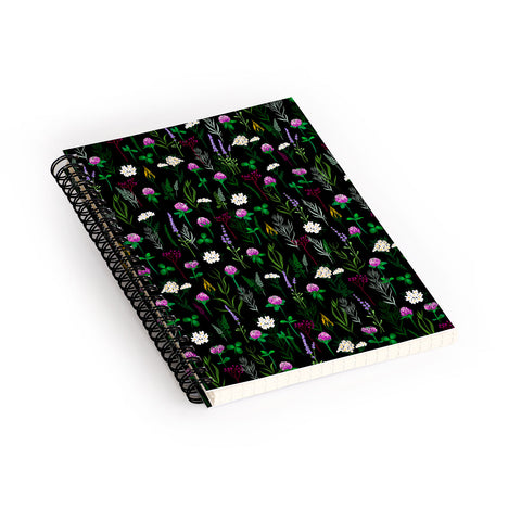 Iveta Abolina Clover Fields Spiral Notebook