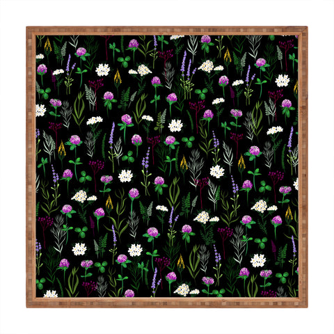 Iveta Abolina Clover Fields Square Tray
