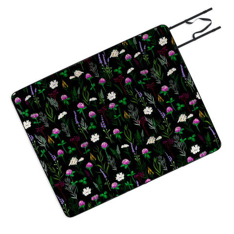 Iveta Abolina Clover Fields Picnic Blanket