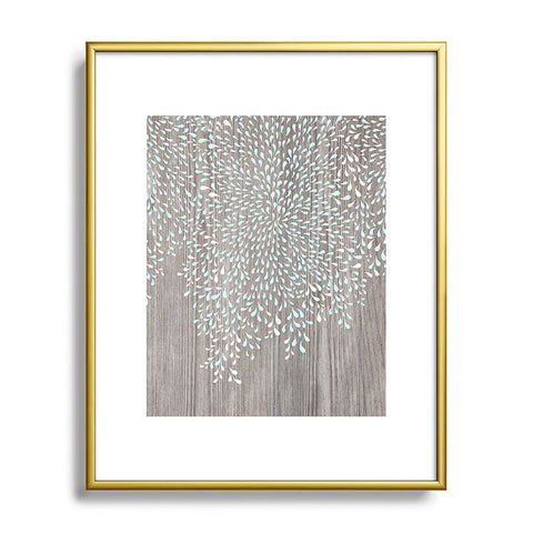 Iveta Abolina Coastal Raindrops Metal Framed Art Print