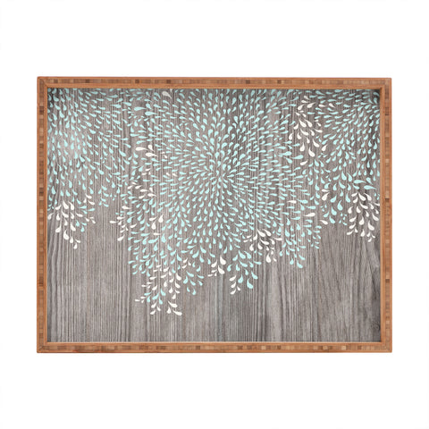 Iveta Abolina Coastal Raindrops Rectangular Tray
