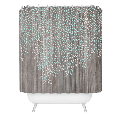 Iveta Abolina Coastal Raindrops Shower Curtain