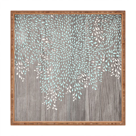 Iveta Abolina Coastal Raindrops Square Tray