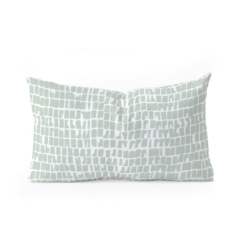 Iveta Abolina Cobbler Square Sage Oblong Throw Pillow