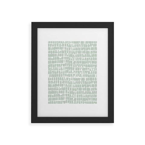 Iveta Abolina Cobbler Square Sage Framed Art Print