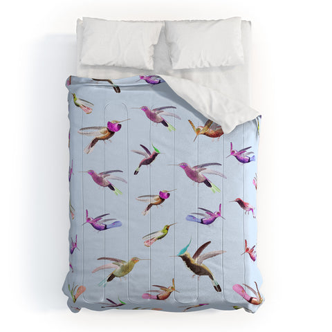 Iveta Abolina Colibri Garden Comforter