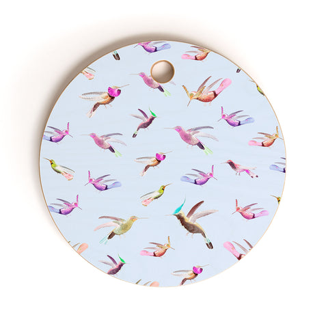 Iveta Abolina Colibri Garden Cutting Board Round