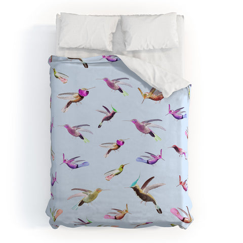 Iveta Abolina Colibri Garden Duvet Cover