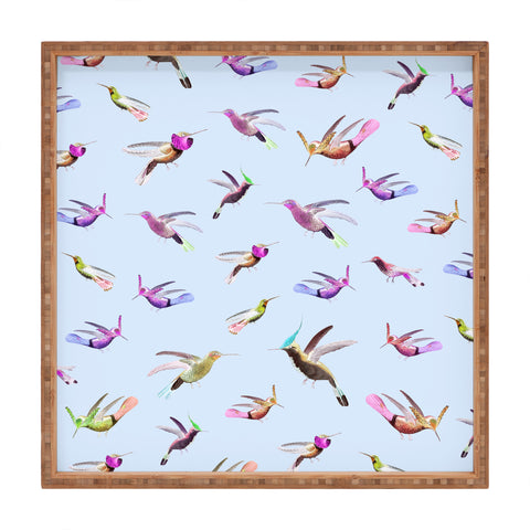 Iveta Abolina Colibri Garden Square Tray