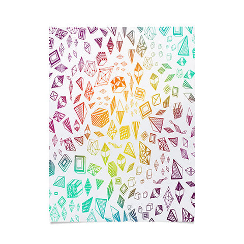 Iveta Abolina Colorful Crystals Poster